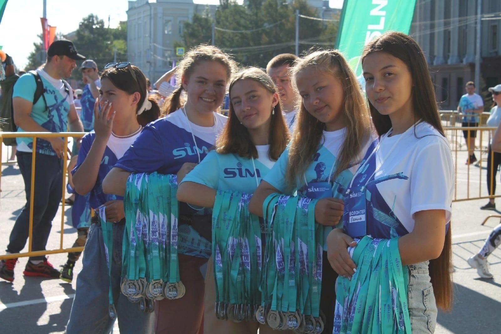 Волонтеры Сибирского Международного Марафона