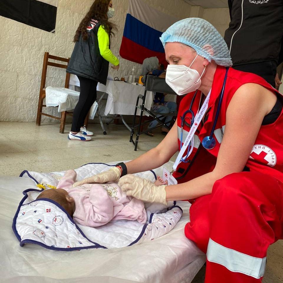 3 тонны детского питания доставил Российский Красный Крест жителям Сирии